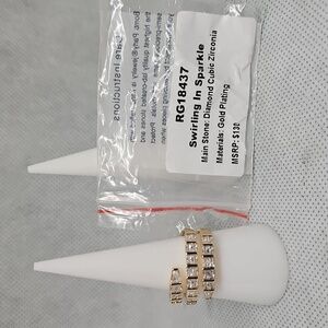 Gold Plated Cubic Zirconia Ring